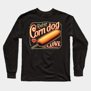 Retro corndog Long Sleeve T-Shirt